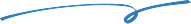 Blue swoosh underline