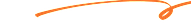 Orange swoosh underline